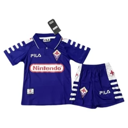 AC Florenz Heimtrikot Kinder Retro 1998-1999 Günstige Fußballtrikots