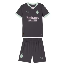 AC Mailand Ausweichtrikot Kinder 2024-2025 Günstige Fußballtrikots