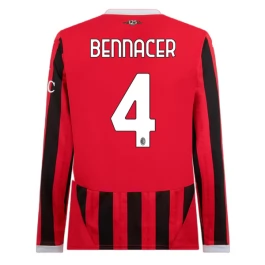 AC Mailand Bennacer 4 Heimtrikot 2024-2025 L/S Günstige Fußballtrikots