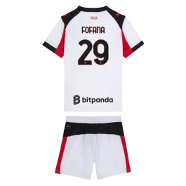 AC Mailand Fofana 29 Auswärtstrikot Kinder 2025-2026 Günstige Fußballtrikots