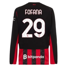AC Mailand Fofana 29 Heimtrikot 2025-2026 L/S Günstige Fußballtrikots