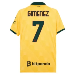 AC Mailand Gimenez 7 Ausweichtrikot 2025-2026 Günstige Fußballtrikots