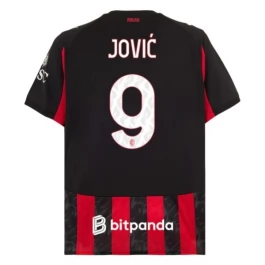 AC Mailand Jović 9 Heimtrikot 2025-2026 Günstige Fußballtrikots AC Mailand Jović 9 Heimtrikot 2025-2026 Günstige Fußballtrikots