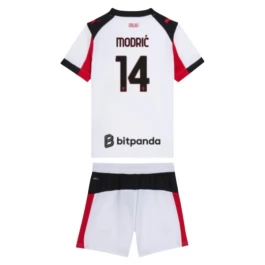 AC Mailand Modrić 14 Auswärtstrikot Kinder 2025-2026 Günstige Fußballtrikots