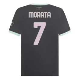AC Mailand Morata 7 Ausweichtrikot 2024-2025 Günstige Fußballtrikots