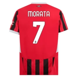 AC Mailand Morata 7 Heimtrikot 2024-2025 Günstige Fußballtrikots