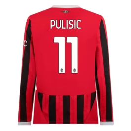 AC Mailand Pulisic 11 Heimtrikot 2024-2025 L/S Günstige Fußballtrikots
