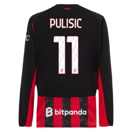 AC Mailand Pulisic 11 Heimtrikot 2025-2026 L/S Günstige Fußballtrikots