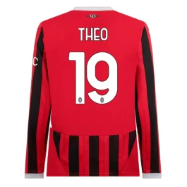 AC Mailand Theo 19 Heimtrikot 2024-2025 L/S Günstige Fußballtrikots