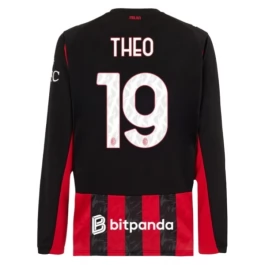AC Mailand Theo 19 Heimtrikot 2025-2026 L/S Günstige Fußballtrikots AC Mailand Theo 19 Heimtrikot 2025-2026 L/S Günstige Fußballtrikots