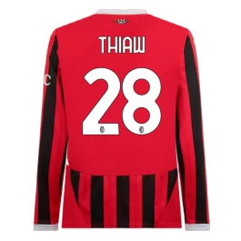 AC Mailand Thiaw 28 Heimtrikot 2024-2025 L/S Günstige Fußballtrikots