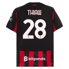 AC Mailand Thiaw 28 Heimtrikot 2025-2026 Günstige Fußballtrikots