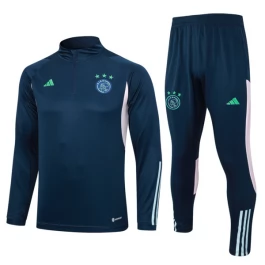 AFC Ajax Trainingsanzüge 2023-24 - 1-4 Zip Blau