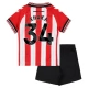 AFC Sunderland Xhaka 34 Heimtrikot Kinder 2025-2026 Günstige Fußballtrikots