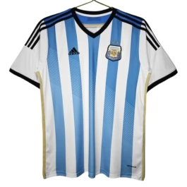 Argentinien Heimtrikot Retro 2014 Günstige Fußballtrikots