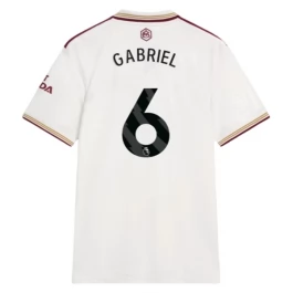 Arsenal Gabriel 6 Ausweichtrikot 2025-2026 Günstige Fußballtrikots