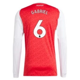 Arsenal Gabriel 6 Heimtrikot 2025-2026 L/S Günstige Fußballtrikots