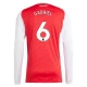 Arsenal Gabriel 6 Heimtrikot 2025-2026 L/S Günstige Fußballtrikots
