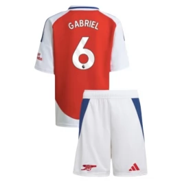 Arsenal Gabriel 6 Heimtrikot Kinder 2024-2025 Günstige Fußballtrikots