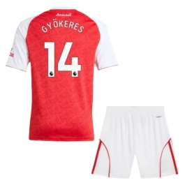Arsenal Gyökeres 14 Heimtrikot Kinder 2025-2026 Günstige Fußballtrikots