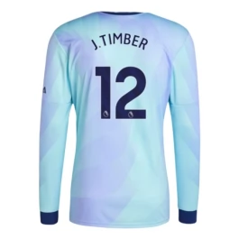 Arsenal J.Timber 12 Ausweichtrikot 2024-2025 L/S Günstige Fußballtrikots