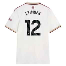 Arsenal J.Timber 12 Ausweichtrikot 2025-2026 Günstige Fußballtrikots