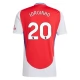 Arsenal Jorginho 20 Heimtrikot 2024-2025 Günstige Fußballtrikots