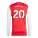 Arsenal Jorginho 20 Heimtrikot 2025-2026 L/S Günstige Fußballtrikots