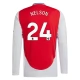 Arsenal Nelson 24 Heimtrikot 2024-2025 L/S Günstige Fußballtrikots