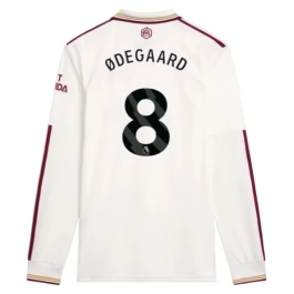Arsenal Ødegaard 8 Ausweichtrikot 2025-2026 L/S Günstige Fußballtrikots