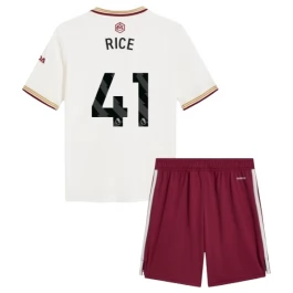 Arsenal Rice 41 Ausweichtrikot Kinder 2025-2026 Günstige Fußballtrikots