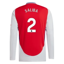Arsenal Saliba 2 Heimtrikot 2024-2025 L/S Günstige Fußballtrikots