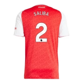 Arsenal Saliba 2 Heimtrikot 2025-2026 Günstige Fußballtrikots