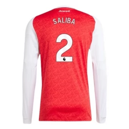 Arsenal Saliba 2 Heimtrikot 2025-2026 L/S Günstige Fußballtrikots