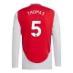 Arsenal Thomas 5 Heimtrikot 2024-2025 L/S Günstige Fußballtrikots