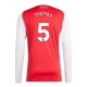 Arsenal Thomas 5 Heimtrikot 2025-2026 L/S Günstige Fußballtrikots