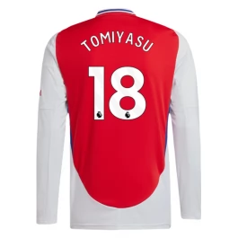 Arsenal Tomiyasu 18 Heimtrikot 2024-2025 L/S Günstige Fußballtrikots