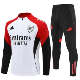 Arsenal Trainingsanzug Kinder 2025-26 - 1-4 Zip Weiß