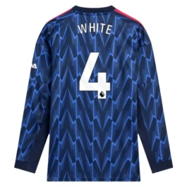 Arsenal White 4 Auswärtstrikot 2025-2026 L/S Günstige Fußballtrikots