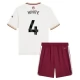 Arsenal White 4 Ausweichtrikot Kinder 2025-2026 Günstige Fußballtrikots