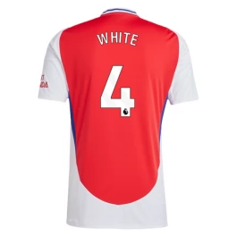 Arsenal White 4 Heimtrikot 2024-2025 Günstige Fußballtrikots