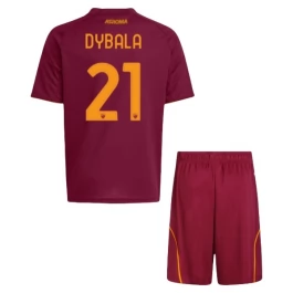 AS Roma Dybala 21 Heimtrikot Kinder 2025-2026 Günstige Fußballtrikots