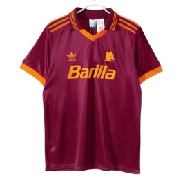 AS Roma Heimtrikot Retro 1992-1994 Günstige Fußballtrikots