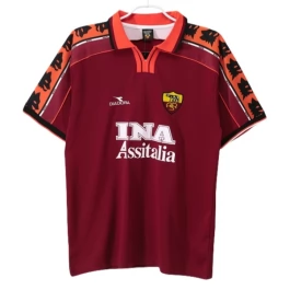 AS Roma Heimtrikot Retro 1998-1999 Günstige Fußballtrikots