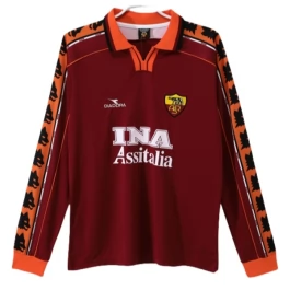 AS Roma Heimtrikot Retro 1998-1999 L/S Günstige Fußballtrikots AS Roma Heimtrikot Retro 1998-1999 L/S Günstige Fußballtrikots