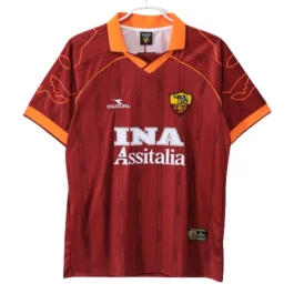 AS Roma Heimtrikot Retro 1999-2000 Günstige Fußballtrikots