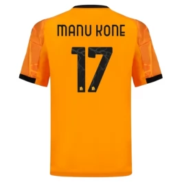AS Roma Manu Kone 17 Auswärtstrikot 2025-2026 Günstige Fußballtrikots