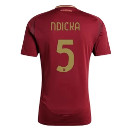 AS Roma Ndicka 5 Heimtrikot 2024-2025 Günstige Fußballtrikots
