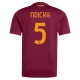AS Roma Ndicka 5 Heimtrikot 2025-2026 Günstige Fußballtrikots