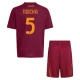 AS Roma Ndicka 5 Heimtrikot Kinder 2025-2026 Günstige Fußballtrikots